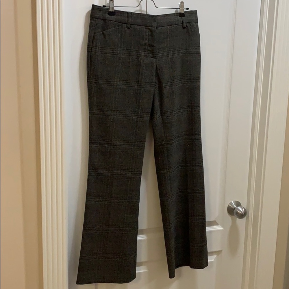 BOGO Plaid Charcoal Trouser Style Dress Pants